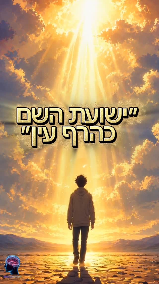״ישועת השם כהרף עין״ ? כן. 🧿...