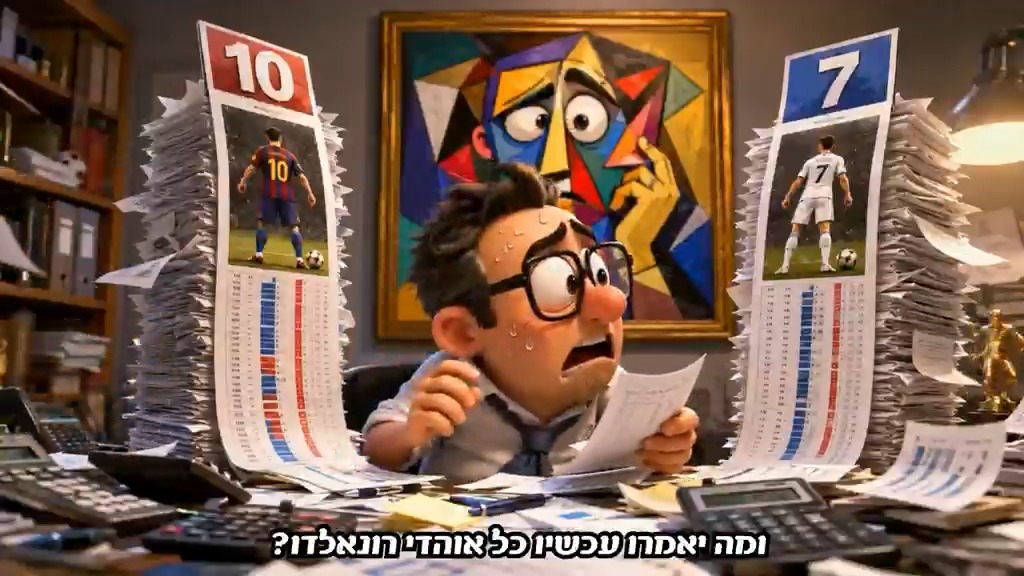 ⁨ בן בן ברוך מעריץ ארגנטינה עשה שיר מחווה למסי בתקווה שיקחו...