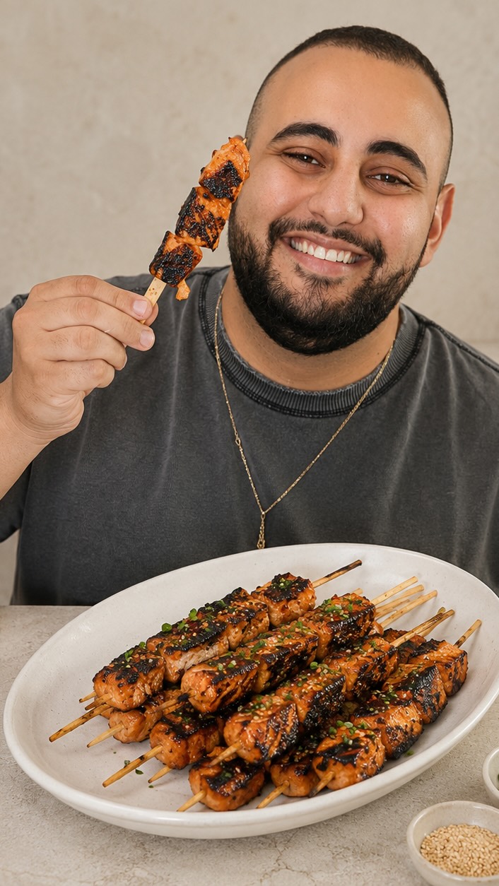 🤤 שיפודי סלמון עסיסיים...
