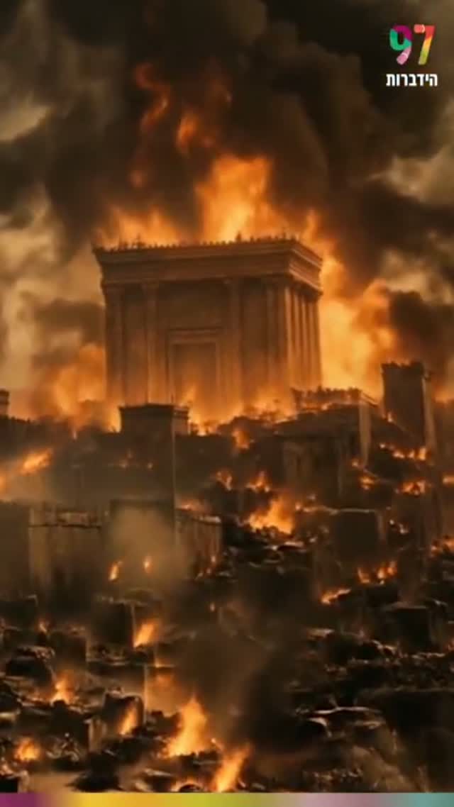 סיפור חורבן בית המקדש כפי שמעולם לא נראה! הפקת AI מרהיבה מבית...