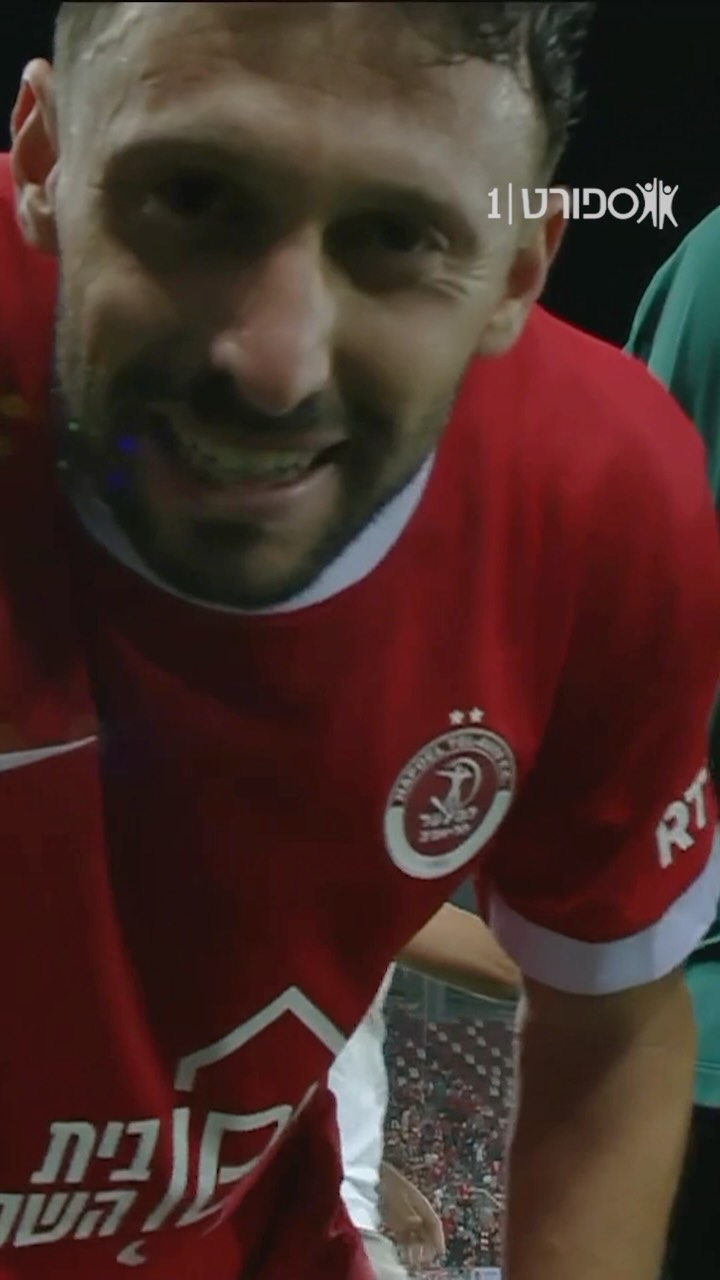 ⁨ עומרי אלטמן כובש את השער האירופי הראשון של הפועל ת״א מזה 12...