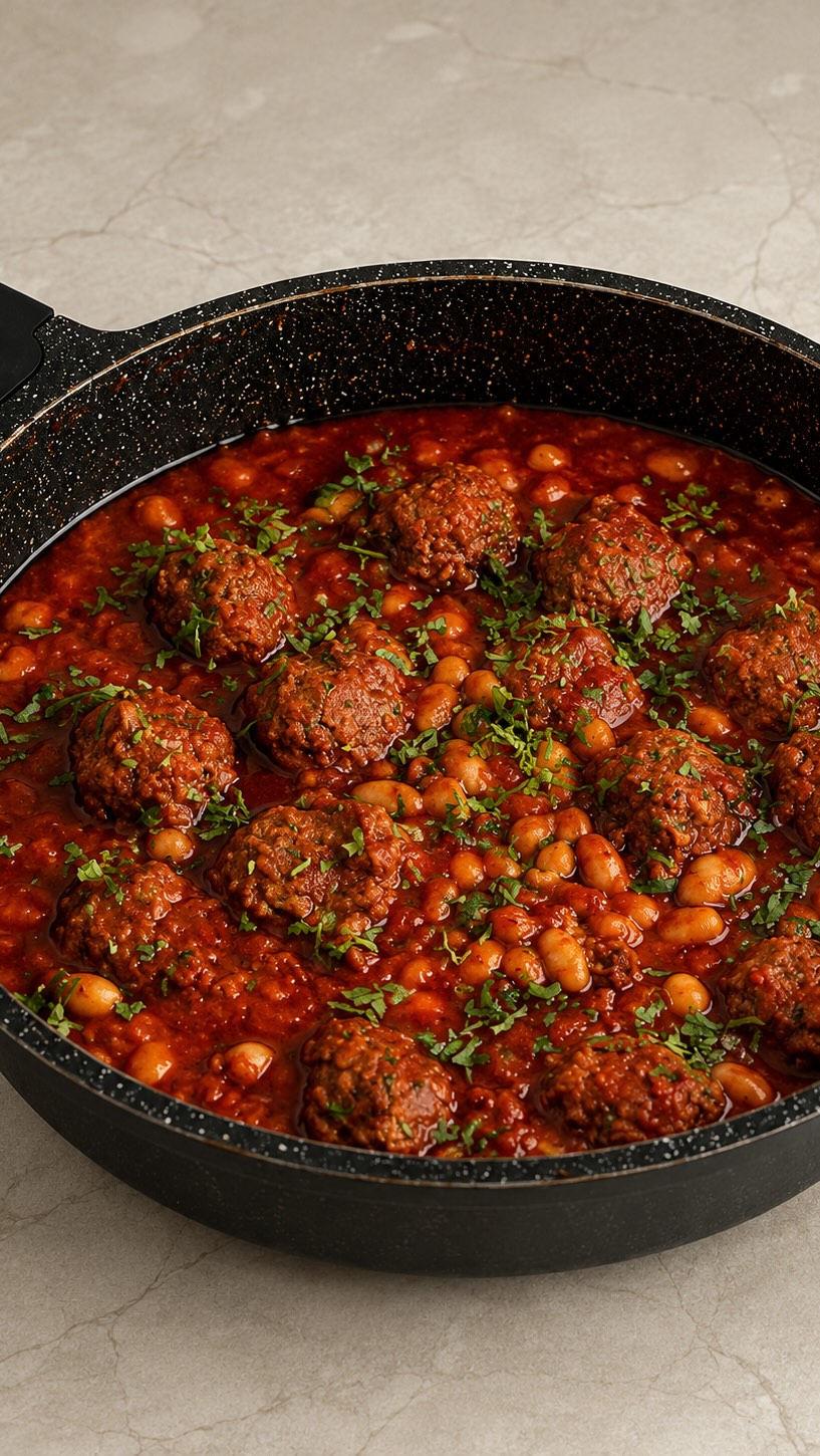 🤤 סיר קציצות בקר ברוטב אדום שמשאיר צבע וטעם על השפתיים! 🍲❤️...