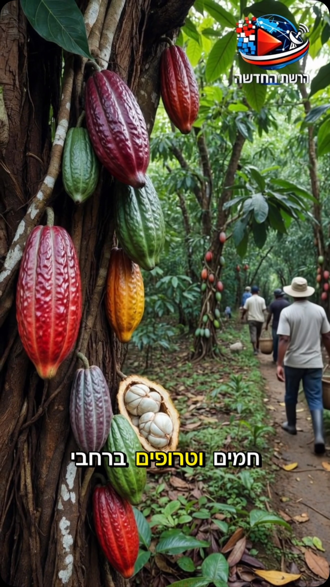 איך פרי שגדל על עץ הופך לטבלת השוקולד שאתם מכירים? 🍫...