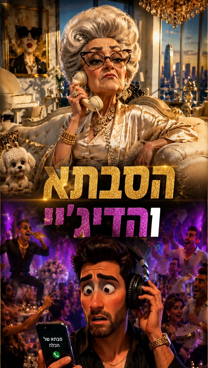 ⁨ הסבתא והתקליטן - קטע אודיו קורע שהייתי חייב להנפיש ....