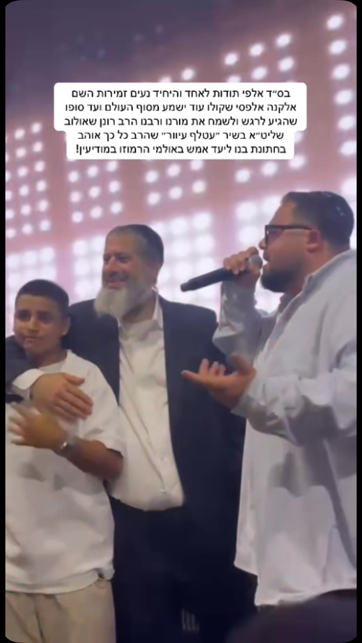 בס״ד אלפי תודות לאחד והיחיד נעים זמירות השם אלקנה אלפסי שקולו...