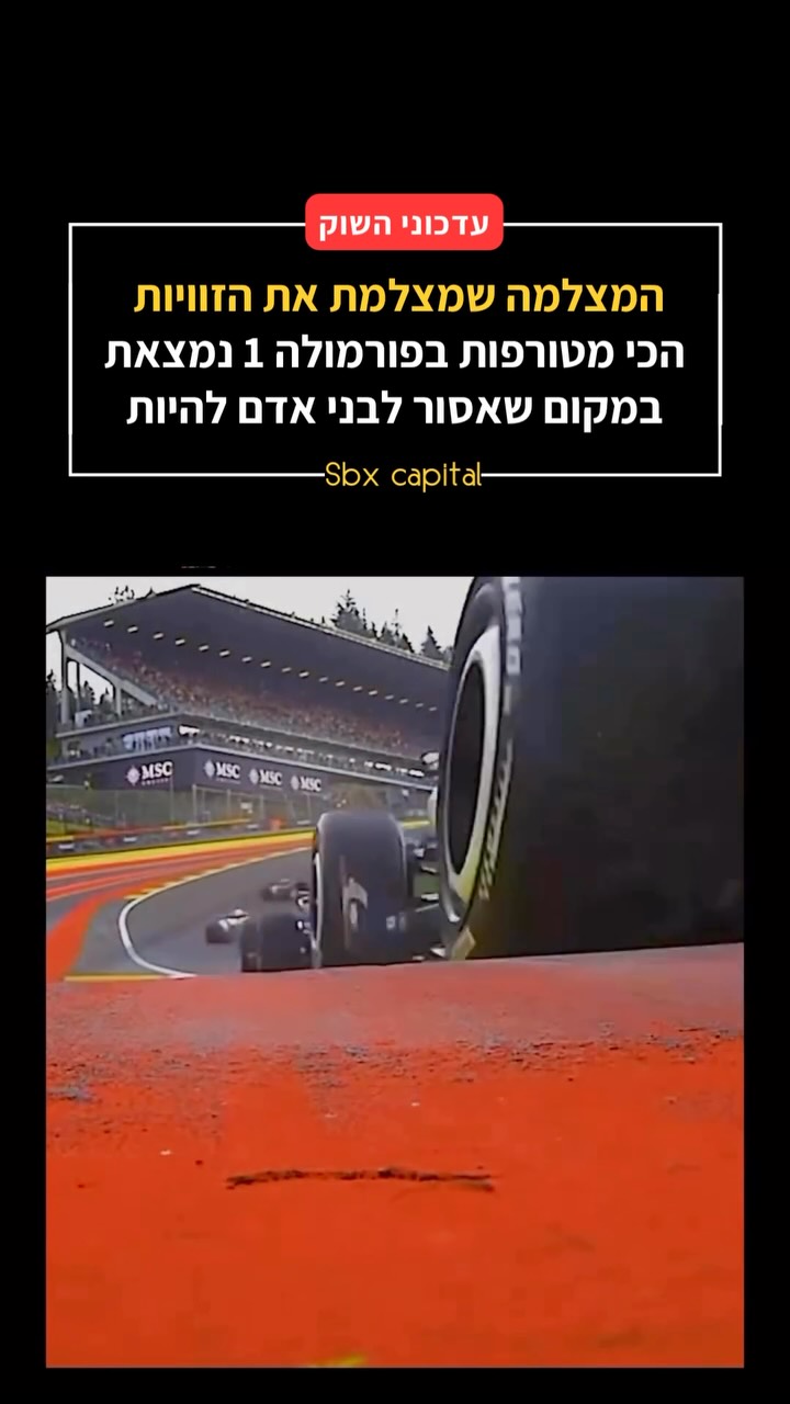 כך הם מצלמים את הזווית הכי טובה בספורט המוטורי. 🎥👀...