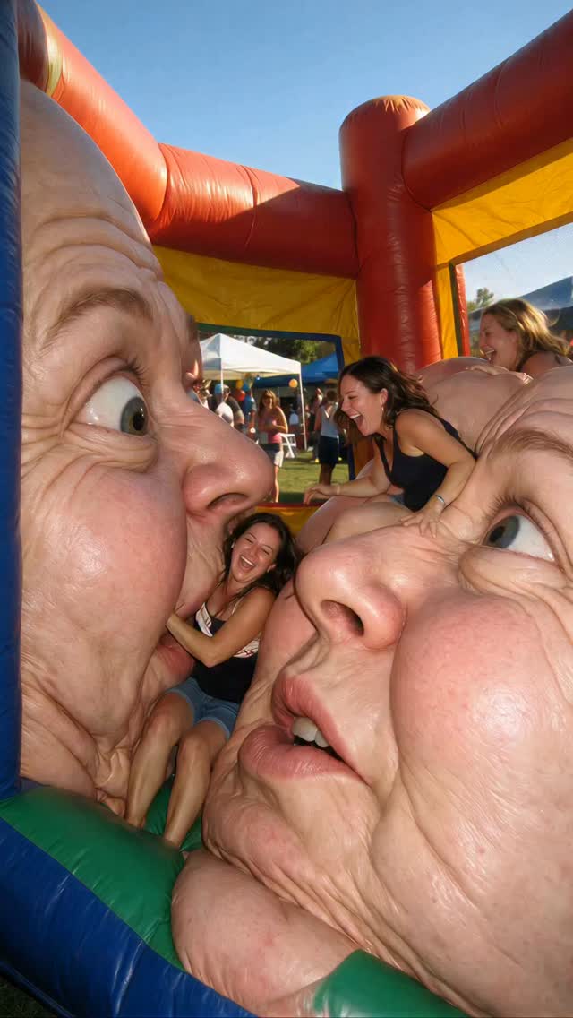חטיף בטירה קופצנית...