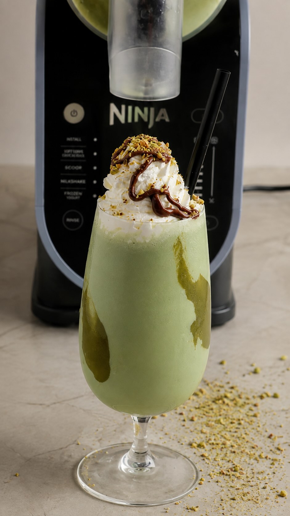 אייס פיסטוק ביתי 💚🥤...