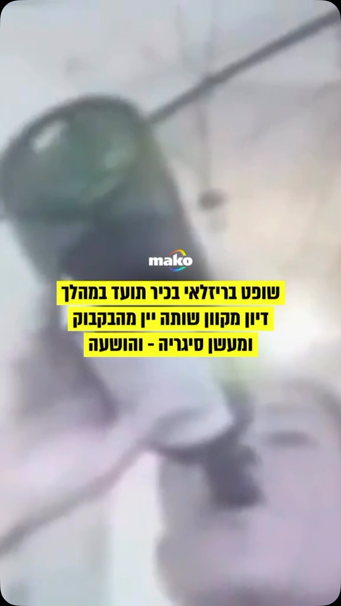 השופט הברזילאי הבכיר מילטון ליביו למוס סאלס הופיע לדיון...