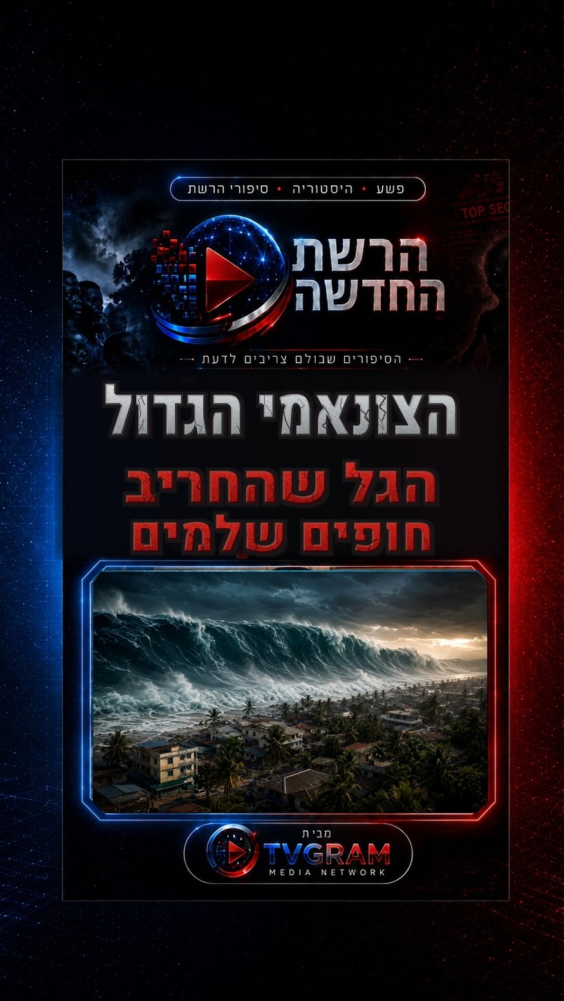 ⁨ מה שנראה כמו גל רגיל… יכול למחוק עיר שלמה בתוך דקות....