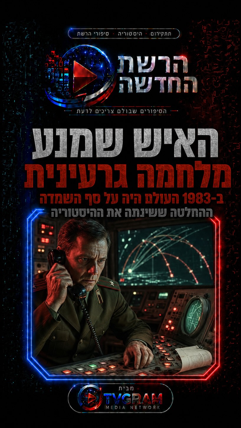 ⁨ ב־1983 העולם היה קרוב יותר מתמיד למלחמה גרעינית. ואז אדם אחד...