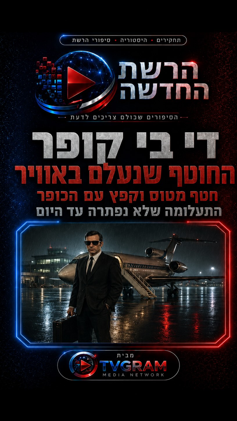 ⁨ הסיפור המסתורי של די בי קופר פוענחו...