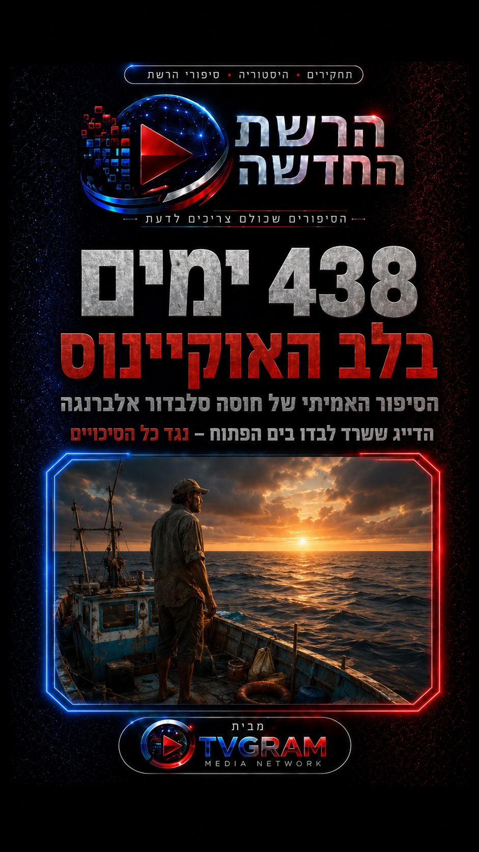 ⁨ הוא יצא לדוג ליום אחד בלבד… ואז נעלם בלב האוקיינוס. 🌊⛵...