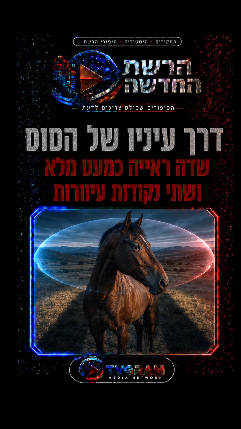 ⁨ איך העולם נראה דרך העיניים של סוס? 🐎זה לא רק חיה – זו מערכת...