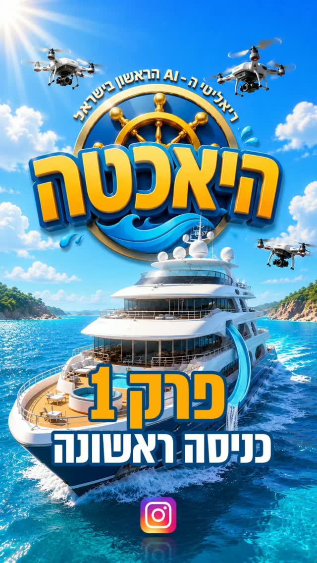 היאכטה פרק 1 באויר! 🛥...