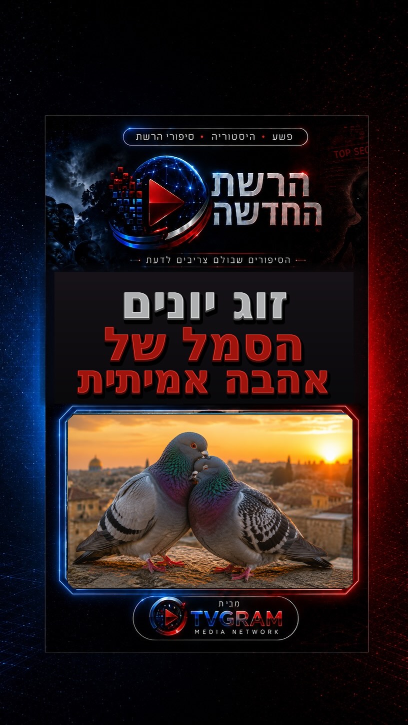 ⁨ ״זוג יונים״זה לא סתם ביטוי .זה רמה של אהבה שכבר שכחנו.הייתם...