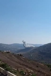 מטוסי קרב של צה"ל תוקפים בדרום לבנון...