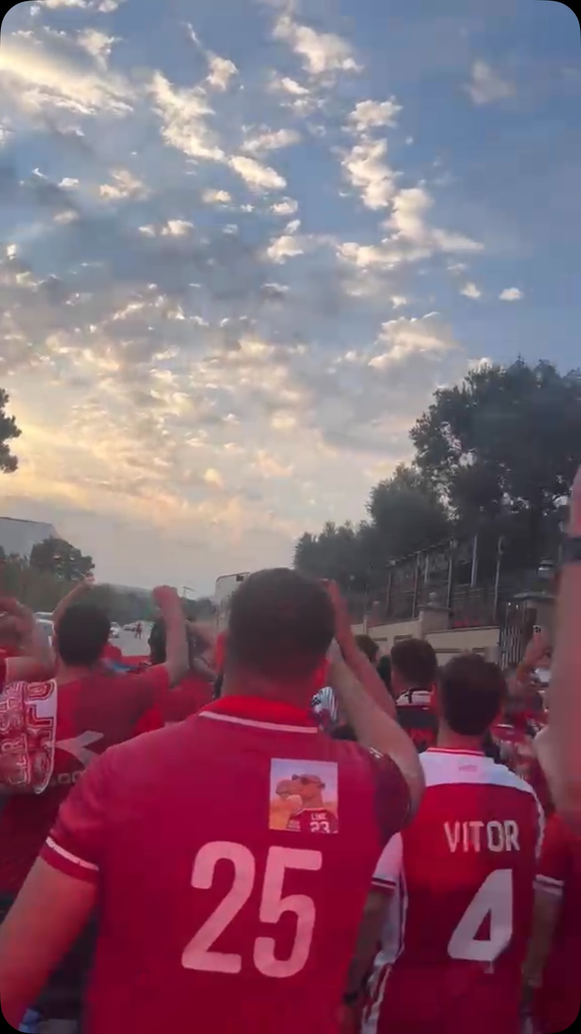הבאר שבעים צועדים לאצטדיון🔴⚪️🔥...