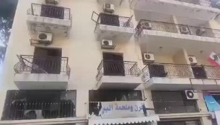 נזק כבד נגרם למבנה משרד האוצר בנבטיה כתוצאה מהתקיפות...