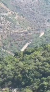 תנועת כלי רכב של צה״ל באזור ואדי אל-חוג'ייר....