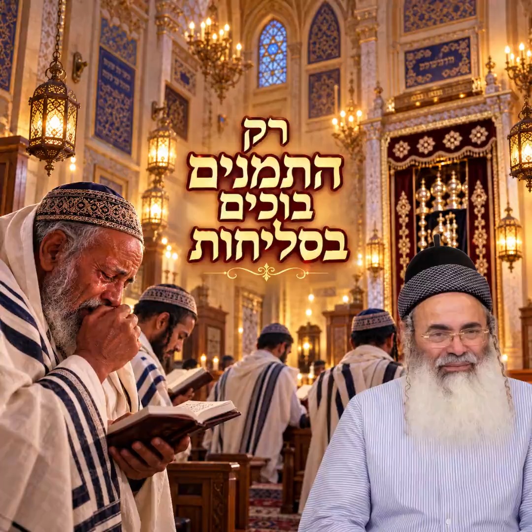 רק התמנים בוכים בסליחות.