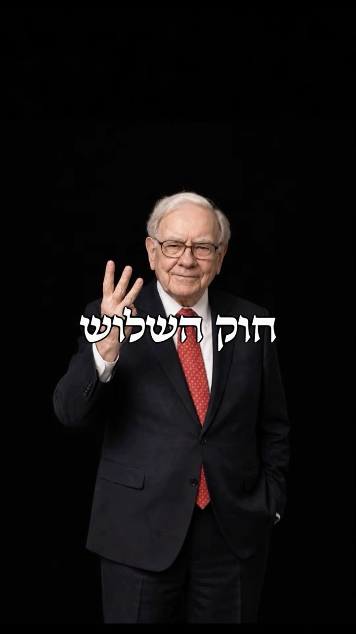 חוק ה3 פעמים 3️⃣...
