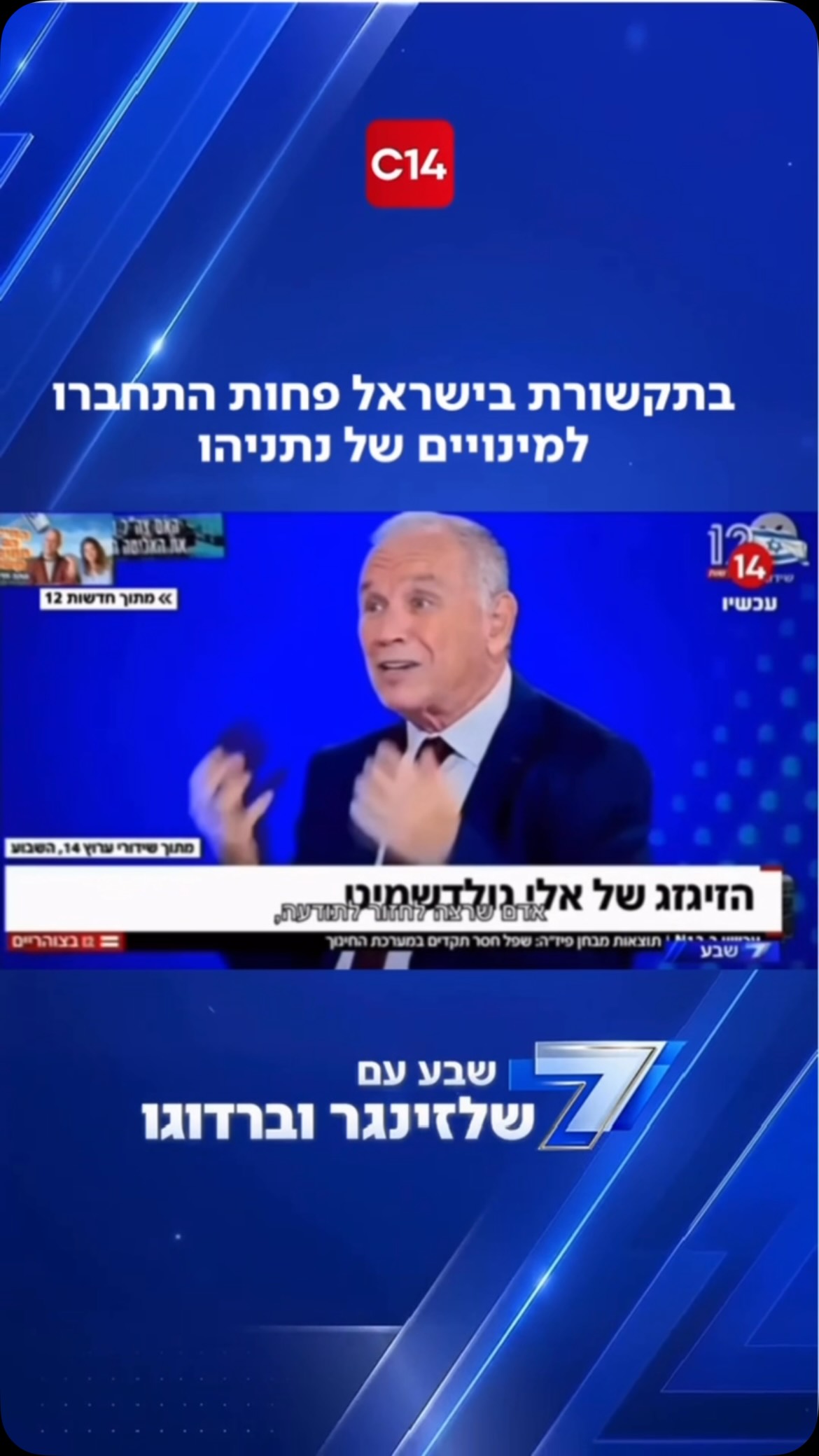 בתקשורת בישראל פחות התחברו למינויים של נתניהו: מערכת ״שבע״...