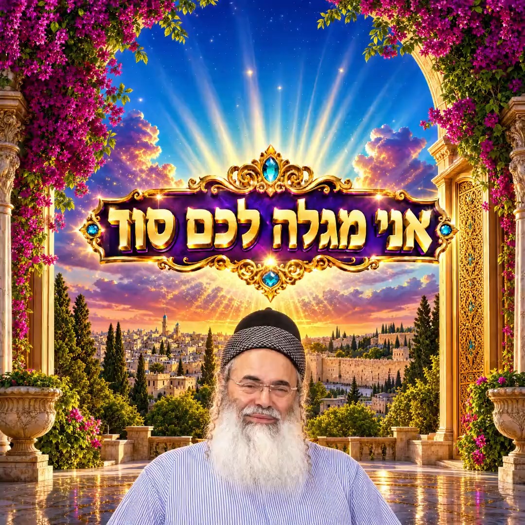 הרב אמנון יצחק: אני מגלה לכם סוד.