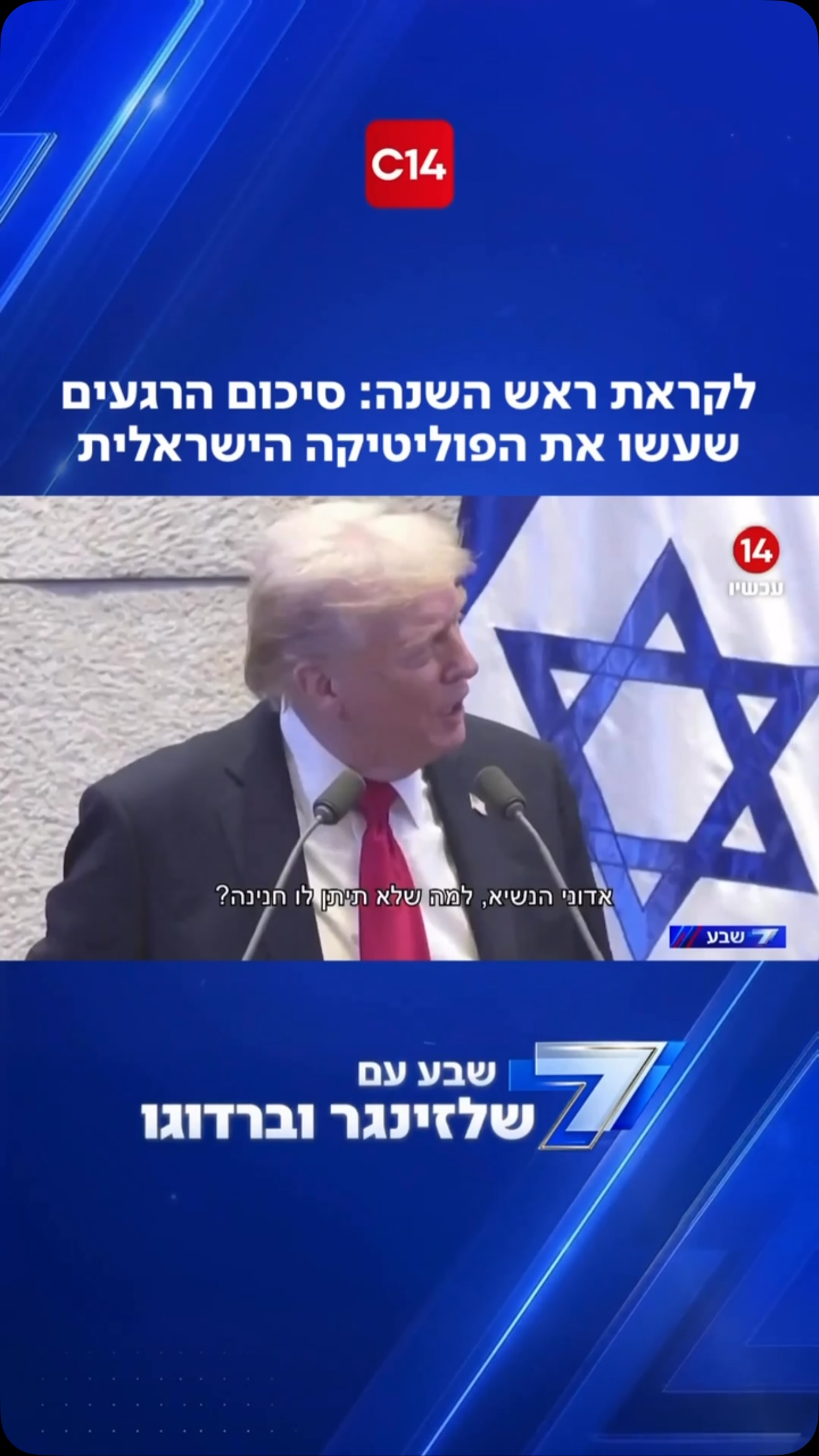 לקראת ראש השנה: סיכום הרגעים שעשו את הפוליטיקה הישראלית...