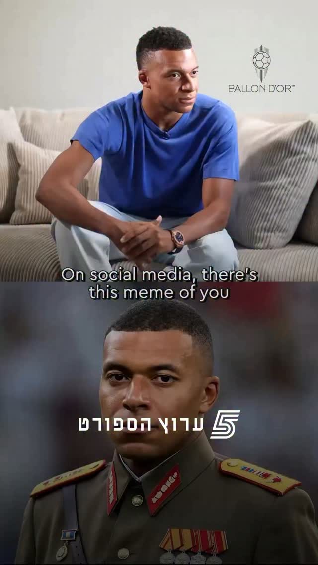 אמבפה נשאל על הממים שמשווים אותו לדיקטטור😂...