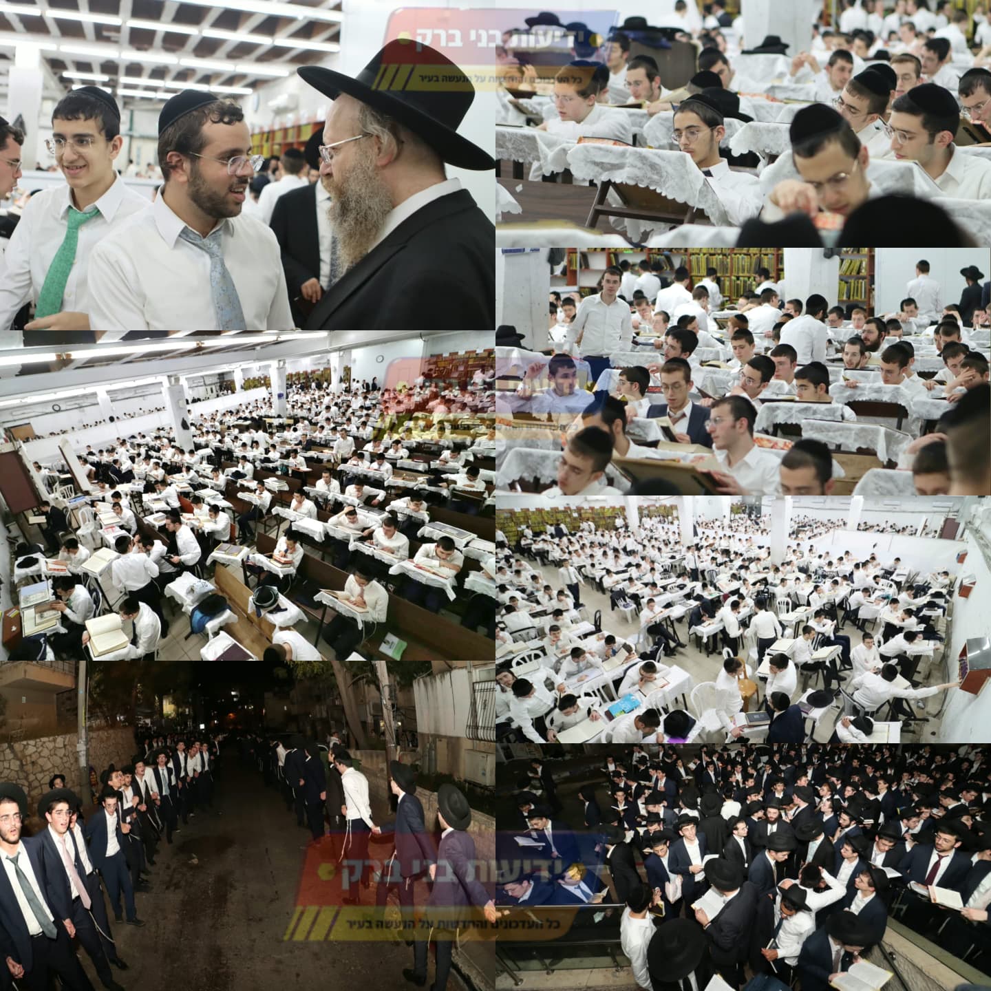 לאחר צאת יום הכיפורים: מעמד לימוד מחיל אל חיל נערך בהיכל ישיבת...