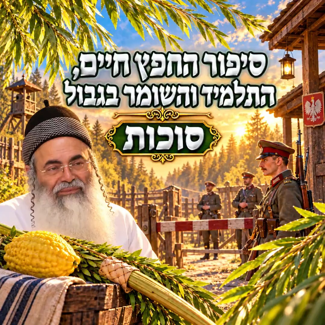סיפור החפץ חיים, התלמיד והשומר בגבול - סוכות.