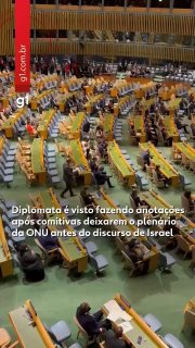 המשלחת הישראלית באו"ם מנהלת רישומים מי הנציגים שיצאו במהלך...