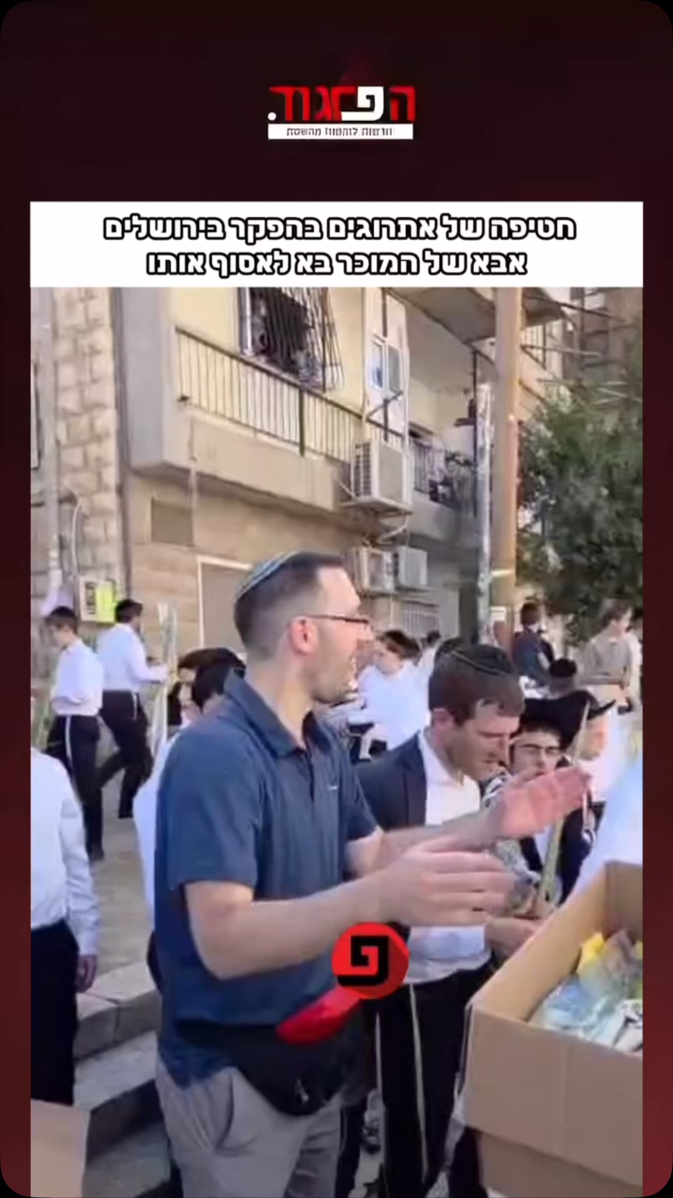 ‘’אבא שלי הגיע” חטיפה של אתרוגים בהפקר בירושלים - אבא של...