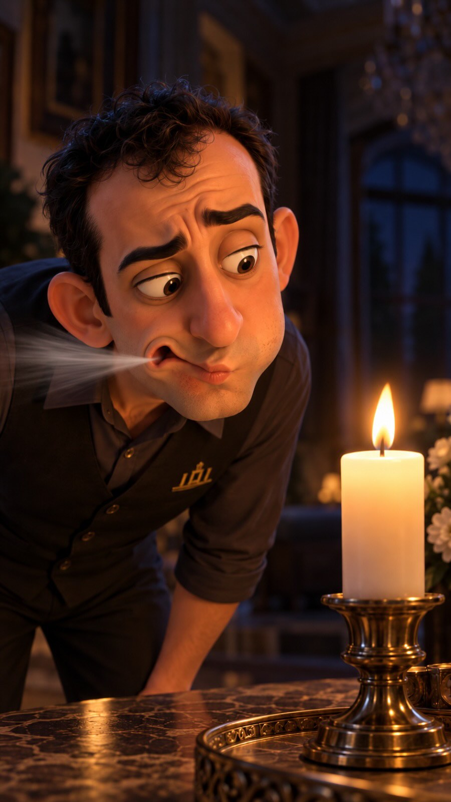 צריכים לכבות את הנר!...