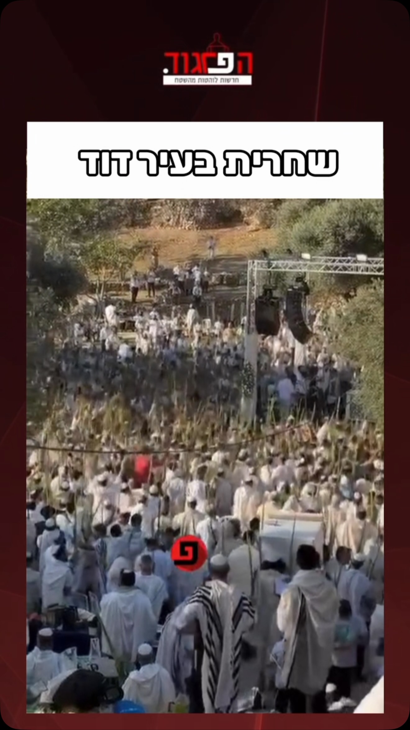 שחרית בעיר דוד...