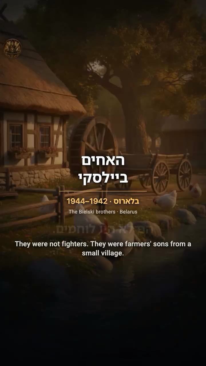 ⁨ בקיץ 1942 שלושה אחים ברחו ליער בבלארוס. שלוש שנים אחר כך יצאו...