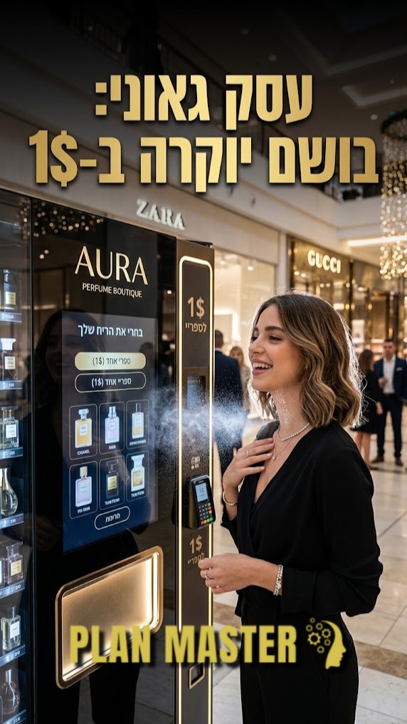 בקבוק בושם יוקרתי מכיל בממוצע כ-1,000 שפריצים מה שהופך עלות של...
