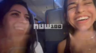 מרגש: החגיגות בתוך המטוס, עם הנחיתה...