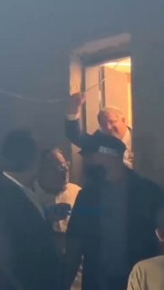 השר בן גביר נכנס כעת להקפות שניות ברחוב הגליל 10 בני ברק לקול...