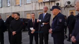 קנצלר גרמניה מרץ בסיור משותף עם זלנסקי בקייב...