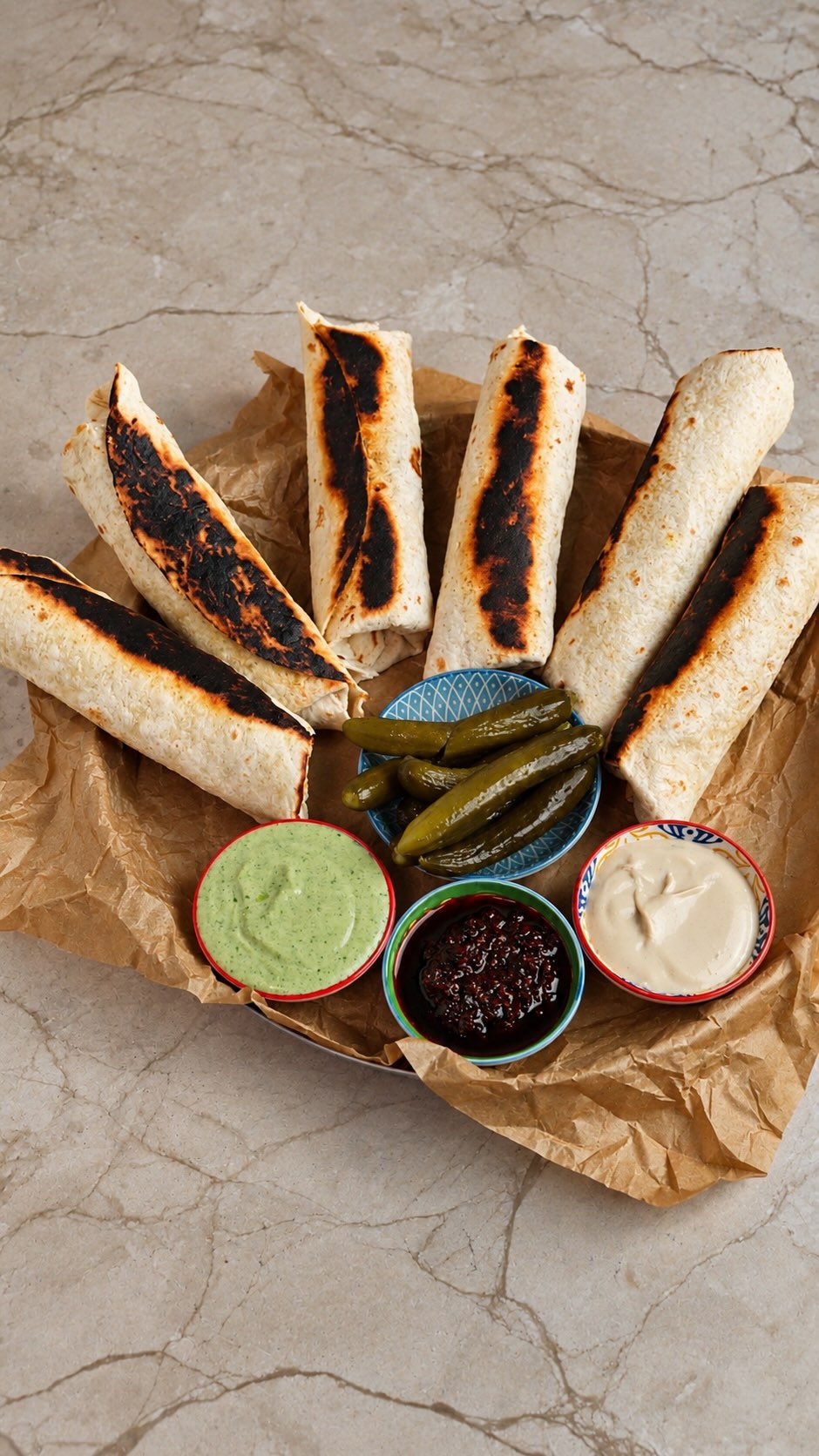 🌯 טורטיות שווארמה חזה עוף...