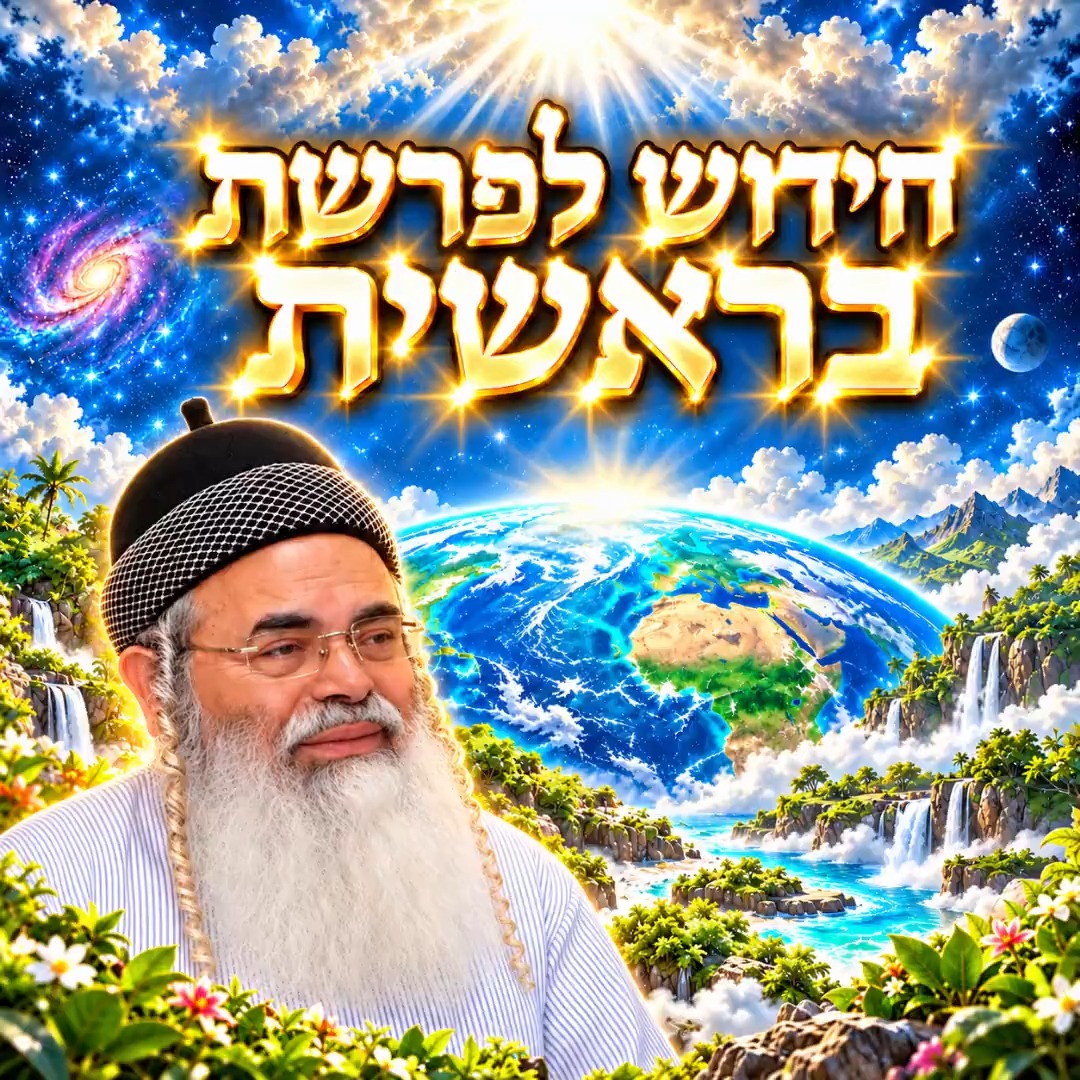 חידוש לפרשת בראשית. הרבאמנוןיצחק פרשתהשבוע פרשתשבוע חידוש...