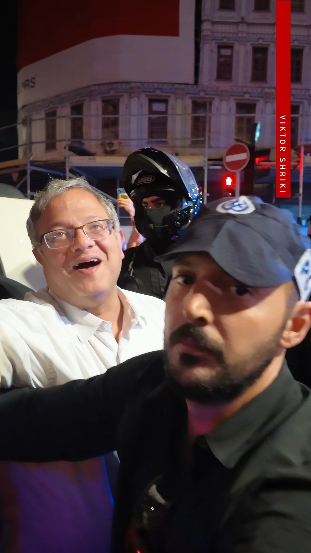 ביקור קצר ותמיכה סוערת: השר איתמר בן גביר בנחלת בנימין בתל...