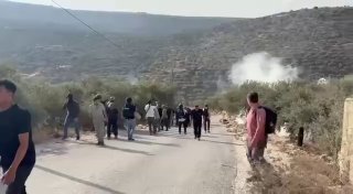 ד.ע כוחות צה״ל מונעים מתושבים למסוק זיתים בכפר דיר אבו משעל,...