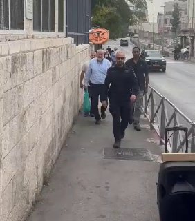 מנדלבליט בכניסתו לבית המשפט, הבוקר...