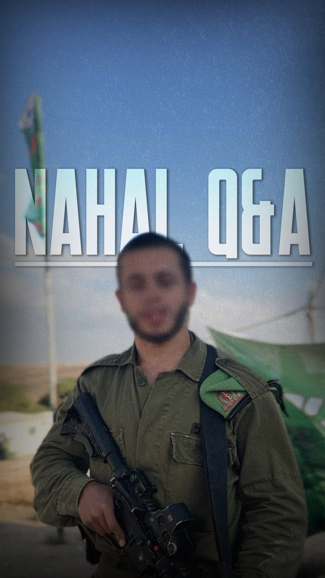 What would you ask an IDF soldier in the Nahal Brigade? 👇...