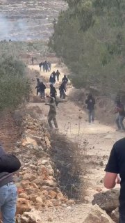 תיעוד פלסטיני מהאירוע בו נפגעה העיתונאית האמריקאית....