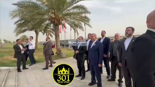 שר החוץ האיראני, עבאס עראקצ'י הגיע לאתר הזיכרון ברחוב אבו מהדי...