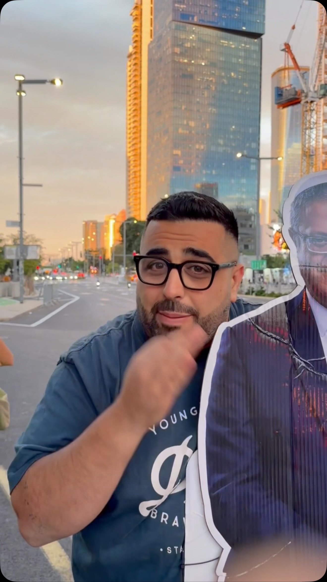 אני ואיתמר בן גביר במחאת הקפלניסטים בקריה...
